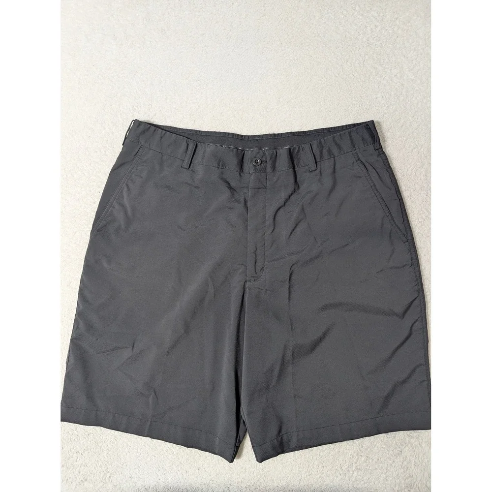 Nike Shorts Mens 36/10 Grip Waist Black Dry‎ Stretch Golf Performance 256645-010